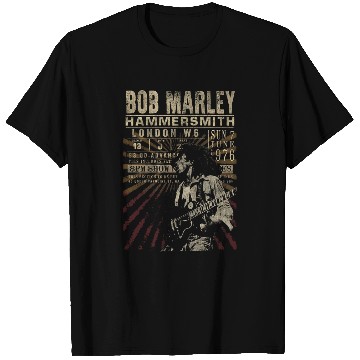 Discover Bob Marley Unisex Eco-T-Shirts: Hammersmith '76