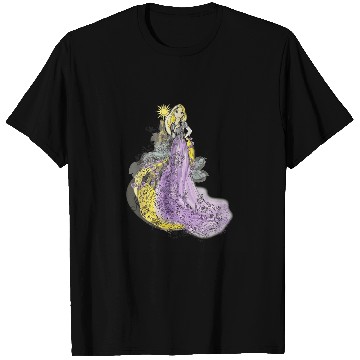 Discover Disney Rapunzel Watercolor T-Shirts Baseball Tees