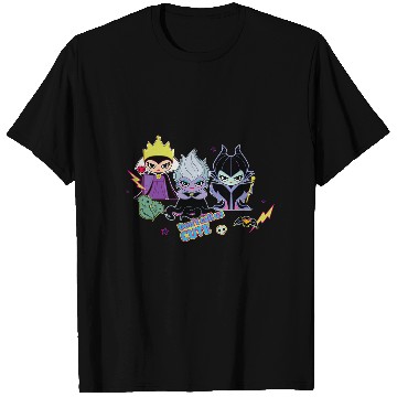 Discover Disney Villains Chibi Dont Call Us Cute Baseball Jerseys T-Shirts