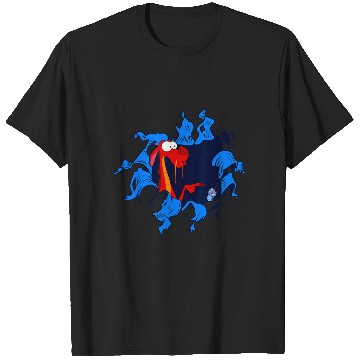 Discover Disney Mulan Mushu Cri-Kee Takes The Blame Ripped T-Shirts