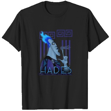 Discover Disneys villains hades geometric portrait raglan baseball T-Shirts