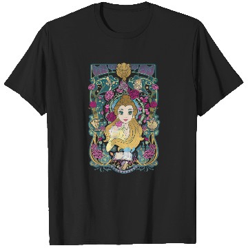 Discover Disney Beauty And The Beast Belle Surrounded Graphic T-Shirts