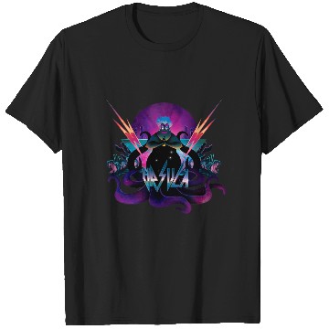 Discover Disney Villains Ursula 90s Rock Band Neon T-Shirts