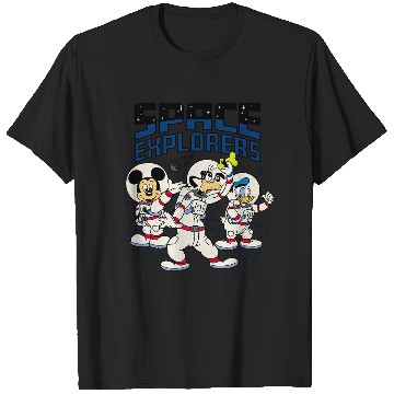 Discover Disney Mickey Goofy Donald Space Explorers T-Shirts