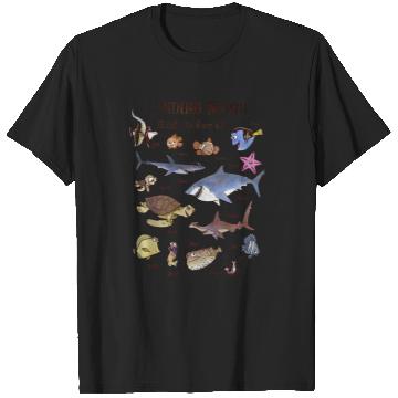 Discover Disneys Pixars finding nemo guide to sea life T-Shirts