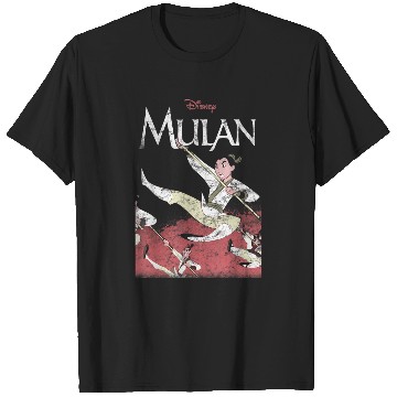 Discover Disneys Mulan Action Pose Portrait T-Shirts