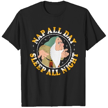 Discover Disneys Snow White Dwarf Sleepy Nap All Day T-Shirts