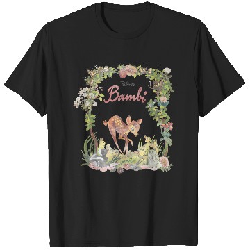 Discover Disney Bambi Floral Portrait T-Shirts