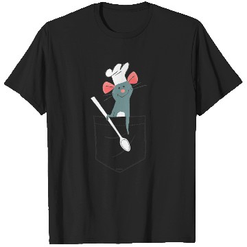 Discover Disney PIXAR Ratatouille Remy Small Pocket Chef T-Shirts