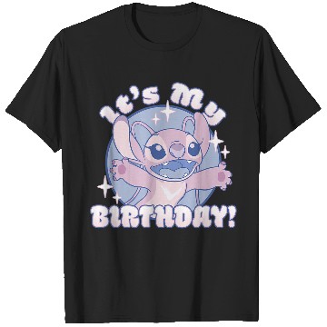 Discover Disneys Lilo Stitch Angel It's My Birthday Sparkle T-Shirts