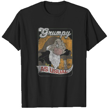 Discover Disneyss Snow White Grumpy As Usual Vintages Card T-Shirts