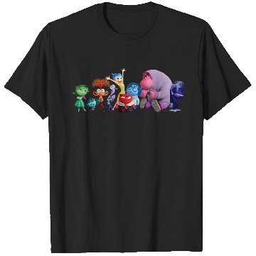 Discover Disneyss And Pixarss Inside Out 2 Emotions Group All Together T-Shirts