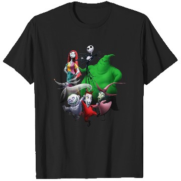 Discover Disneyss The Nightmare Before Christmas Characters Group shots T-Shirts