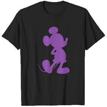 Discover Disney Mickey Mouse Pride Classic Pose Purple Icon Fill T-Shirts