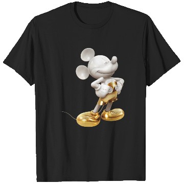 Discover Disney Gold Mickey Mouse Pose T-Shirts
