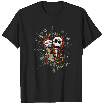 Discover Disneyss Nightmare Before Christmas Jack Sally Making A List T-Shirts