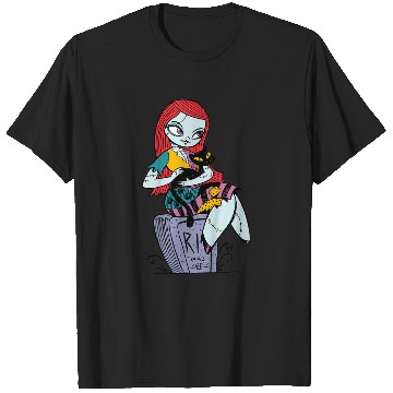 Discover Disneyss The Nightmare Before Christmas Sally And Cat T-Shirts