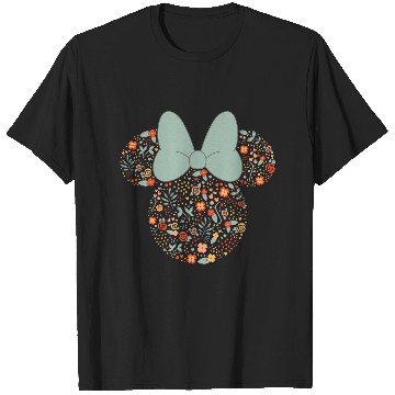 Discover Disney Minnie Mouse Spring Head Icon with Bow Springtime T-Shirts