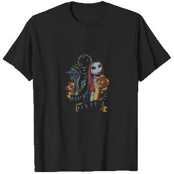 Discover Disneyss The Nightmare Before Christmas Jack Sally Tattoo T-Shirts