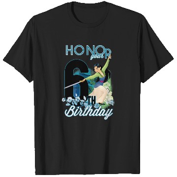 Discover Disney Mulan Portrait Honor Your 6th Birthday T-Shirts