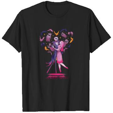Discover Disneyss The Nightmare Before Christmas Jack Sally Scary Love T-Shirts