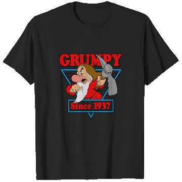Discover Disneys Snow White Grumpy Since 1937 Triangle Graphic T-Shirts