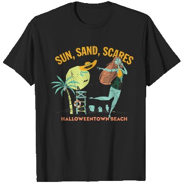 Discover Disneyss The Nightmare Before Christmas Sun Sand Scares Beach T-Shirts