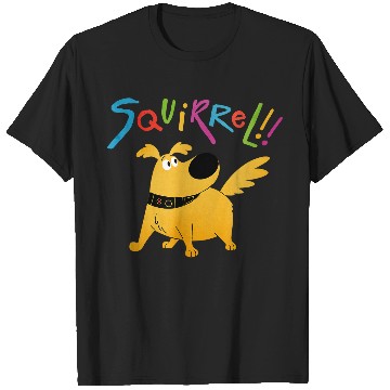 Discover Disneys Pixar Up Dug Squirrel Pose T-Shirts