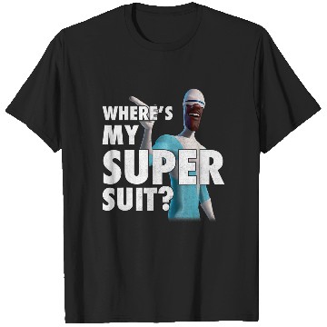 Discover Disney Pixar The Incredibles Vintage Frozone Super Suit Logo T-Shirts