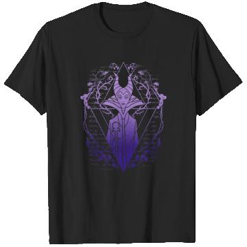 Discover Disney Sleeping Beauty Maleficent Geometric Portrait Tank Top T-Shirts