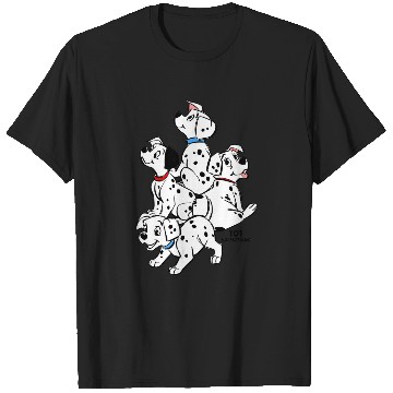 Discover Disney 101 Dalmatians Group Shot Puppies T-Shirts