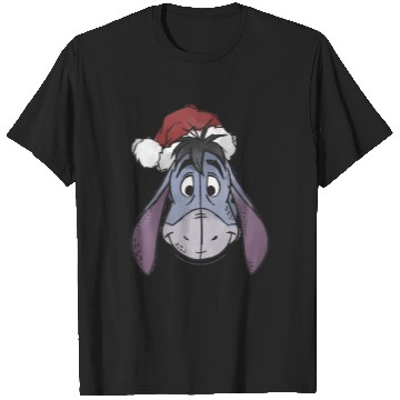Discover Disney Winnie The Pooh Christmas Eeyore Santa Hat T-Shirts