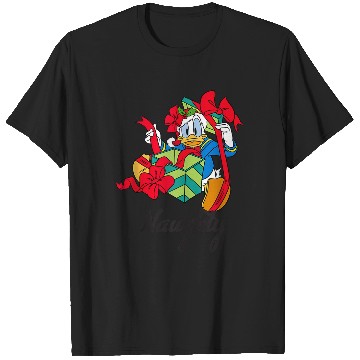 Discover Disneyss Donald Duck Naughty Wrapped Present T-Shirts