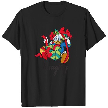Discover Disneyss Donald Duck Naughty Wrapped Present T-Shirts