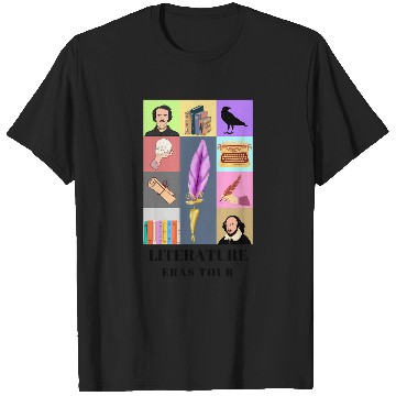 Discover Literature Eras Tour - No Background T-Shirts