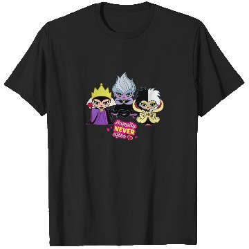 Discover Disney Villains Queen Ursula Cruella Happily NEV T-Shirts