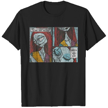 Discover Disneyss The Nightmare Before Christmas Sally Comic Big Panels T-Shirts