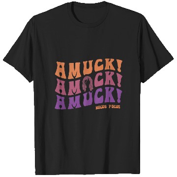 Discover Disneys hocus pocus amuck amuck amuck text T-Shirts