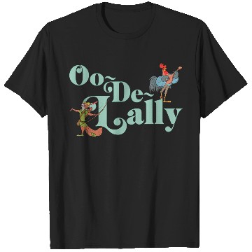 Discover Disneyss Robin Hood Oo de lally Iconic Quote Chest Text Logo T-Shirts