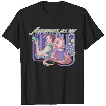 Discover Disneyss Tangled Adventures All Day Manga Version Chest Poster T-Shirts