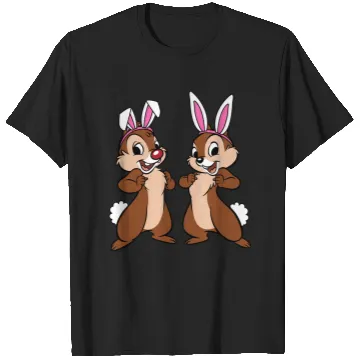 Discover Amazon Essentials Disney Chip N Dale Spring Easter Bunny Ears Bunny T-Shirts