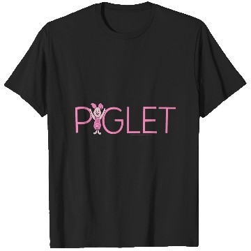 Discover Disney Winnie the Pooh Piglet Lettering T-Shirts