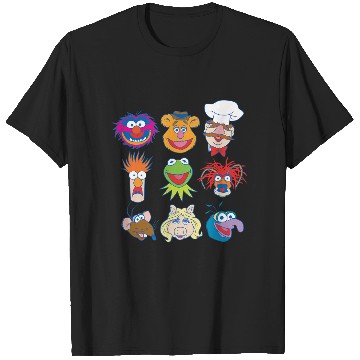 Discover Disney The Muppets Classic Characters Group Shot Logo T-Shirts