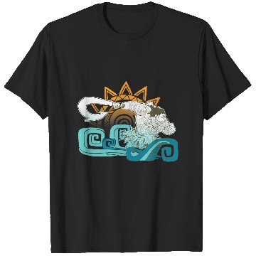 Discover Disney Moana Maui Hook Surf and Sun Gradient Graphic T-Shirts