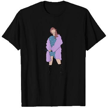 Discover Eras Tour Outfit: Lavender Haze ( Blue Edition) Baseball Tees T-Shirts