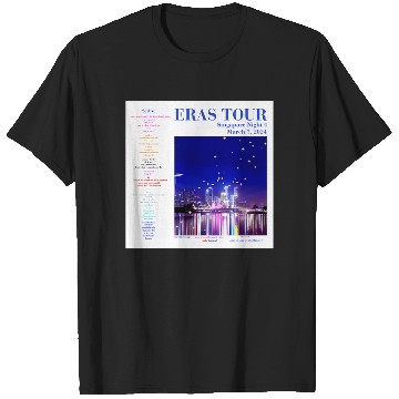 Discover Eras Tour Setlist - Singapore Night 4 T-Shirts