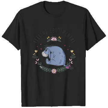 Discover Womens Disney Winnie The Pooh Eeyore Feeling Sentimental VNeck T-Shirts