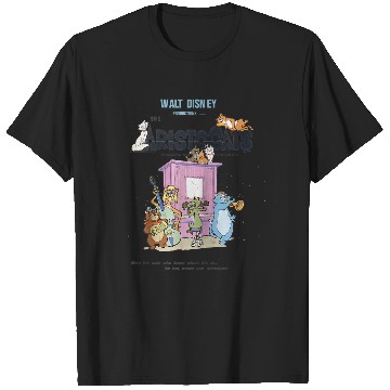 Discover Disney The Aristocats Cats Playing Piano Raglan Baseball Tee T-Shirts