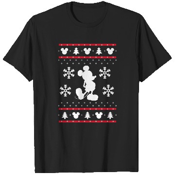 Discover Disney White Mickey Mouse Holiday T-Shirts