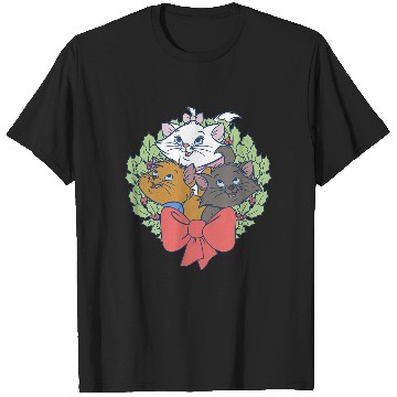 Discover Disney Christmas The Aristocats Wreath T-Shirts